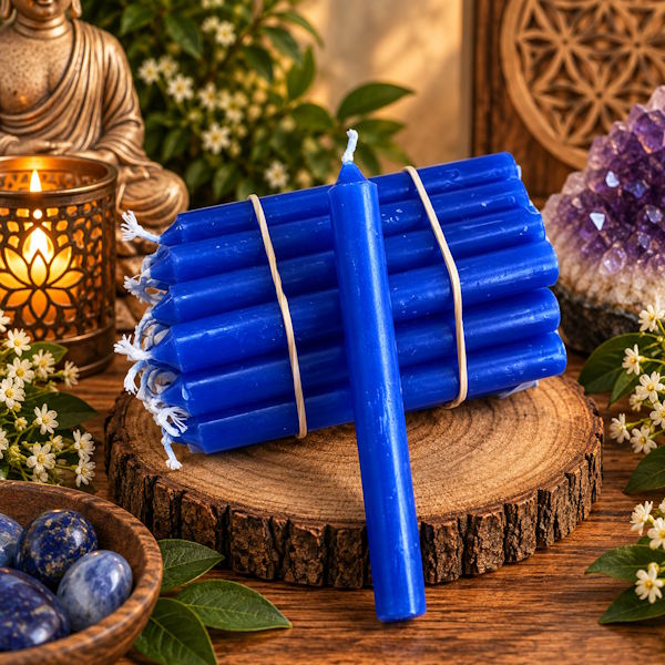 Vela Bujía Azul 10 cm